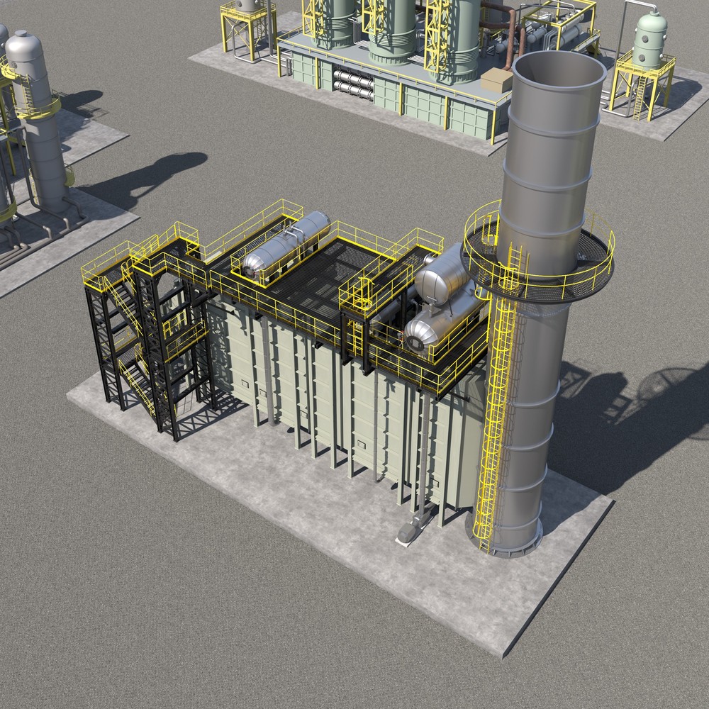 Modular HRSG angle bk