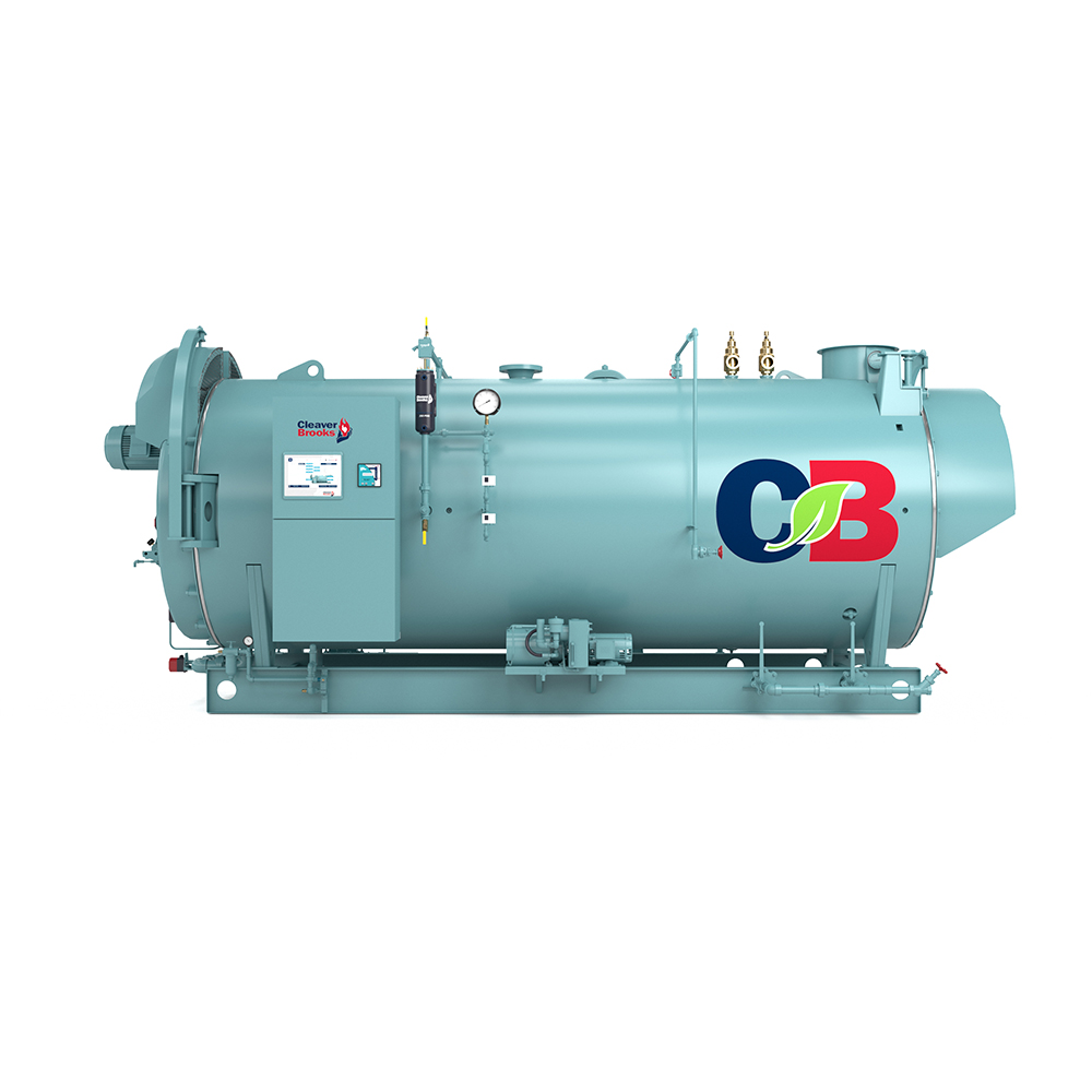 CBEX 3W Firetube Boiler - Side View