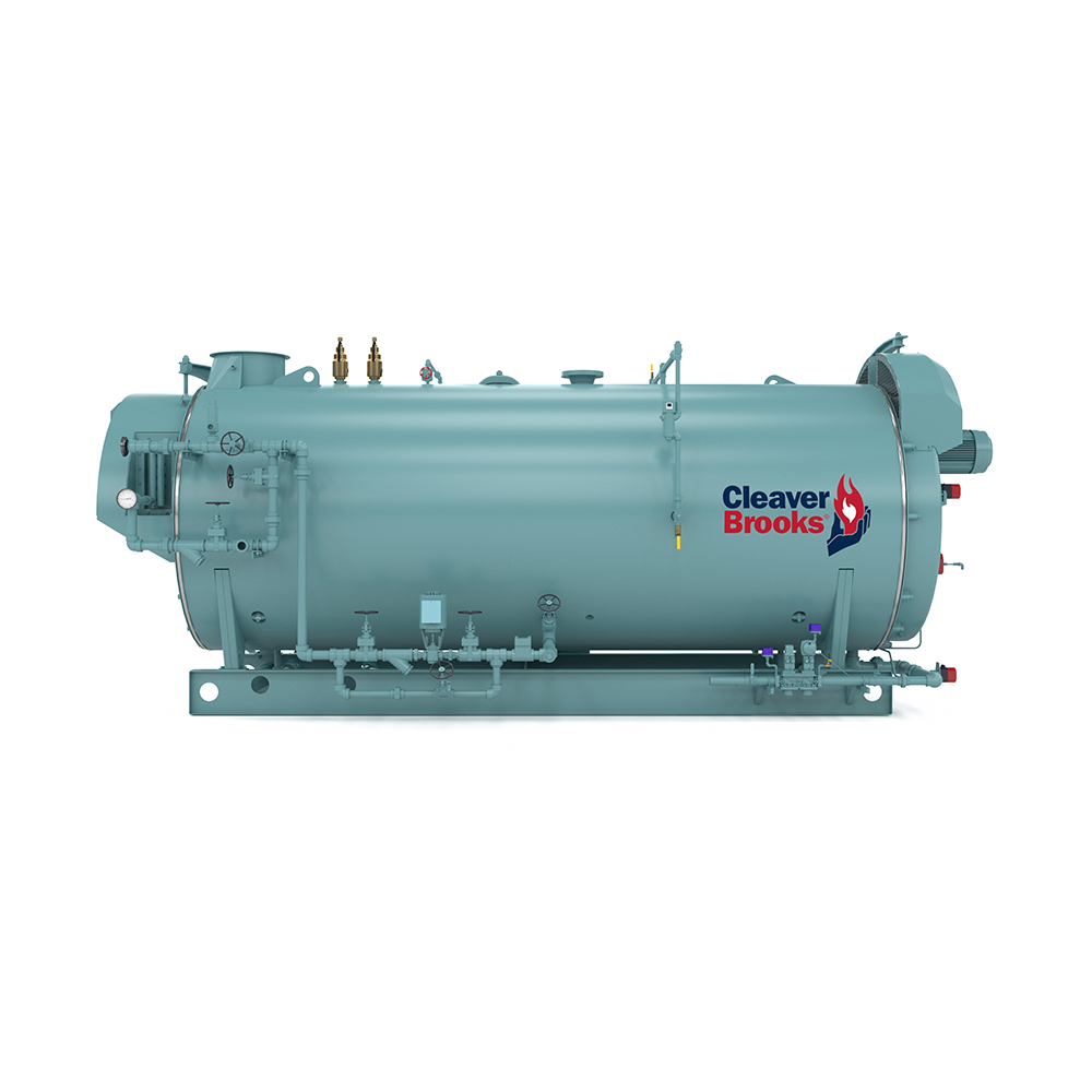 CBEX 3W Firetube Boiler - Side View 2