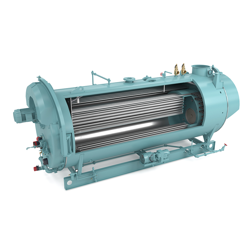 CBEX 3W Firetube Boiler - Cutaway View