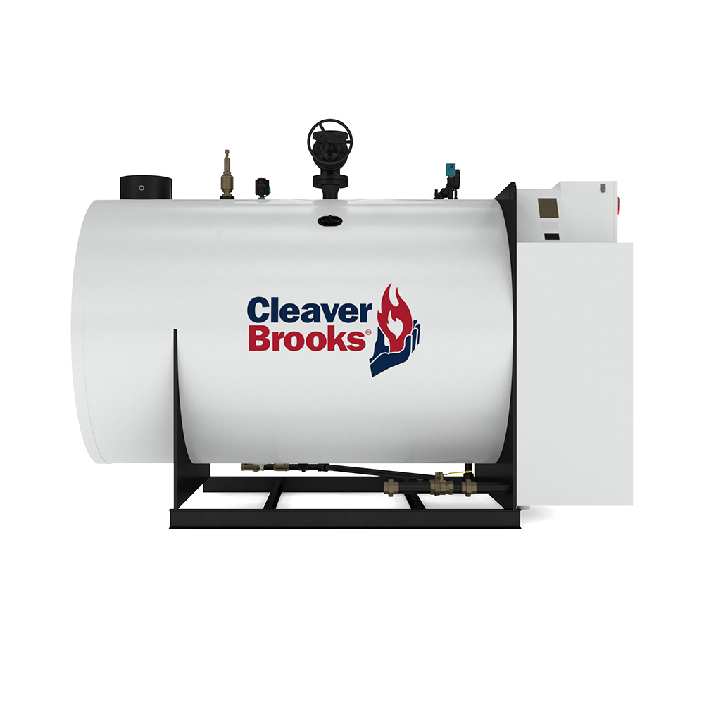 Left Side View of a ClearFire-H Modular Steam Boiler