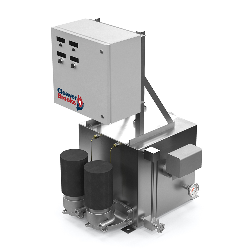 Side View of a Condensate Return System