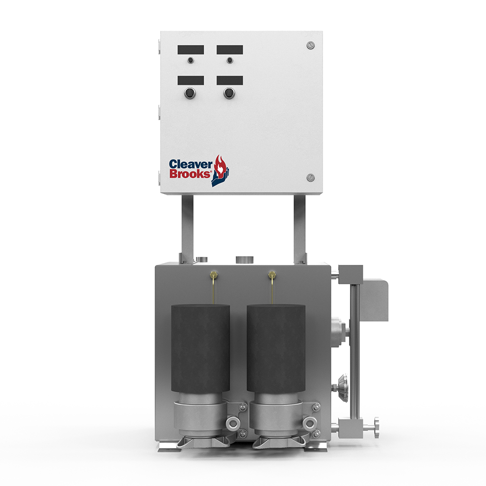 Front View of a Condensate Return System