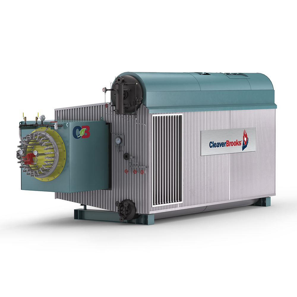 Right Side View of  a D-Style Industrial Watertube Boiler