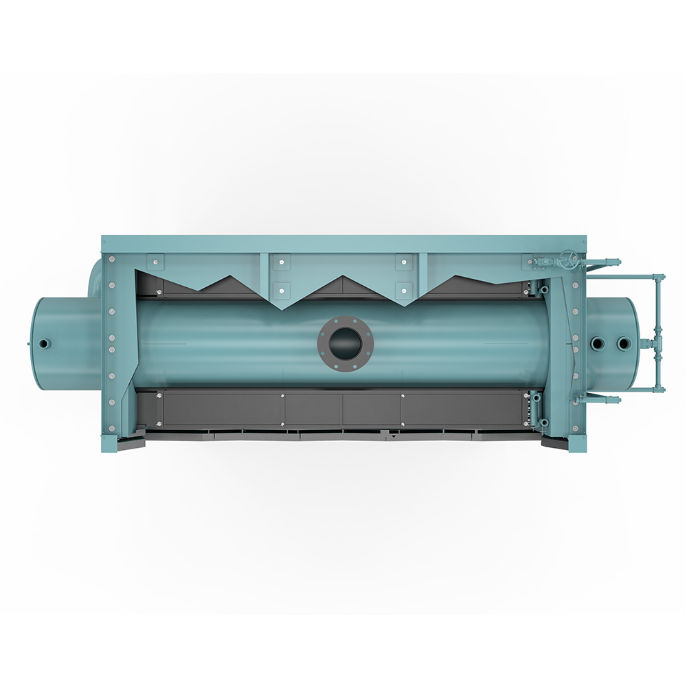 Cutview of FLX Watertube Boiler with Economizer