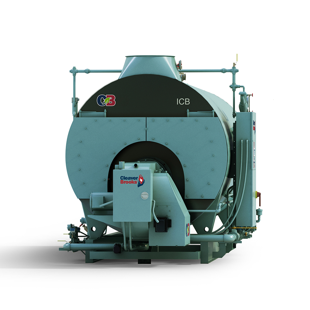 ICB Firetube Boiler Front Angled View