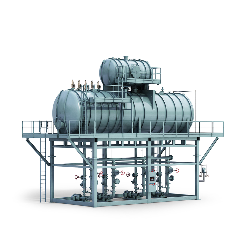 Side View of a Large TrayMaster Deaerator