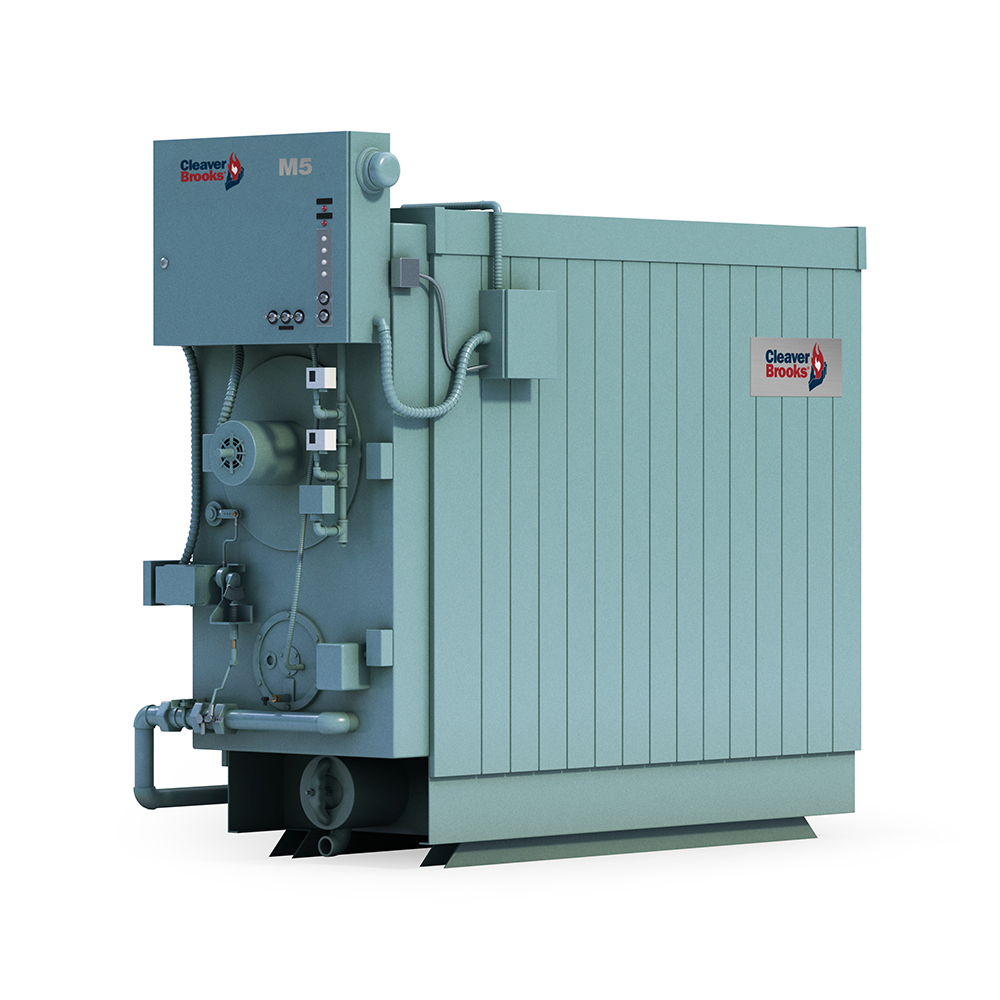 Right Side View of an M5 Watertube Boiler