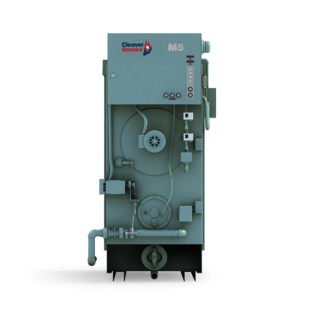 Front View of an M5 Watertube Boiler