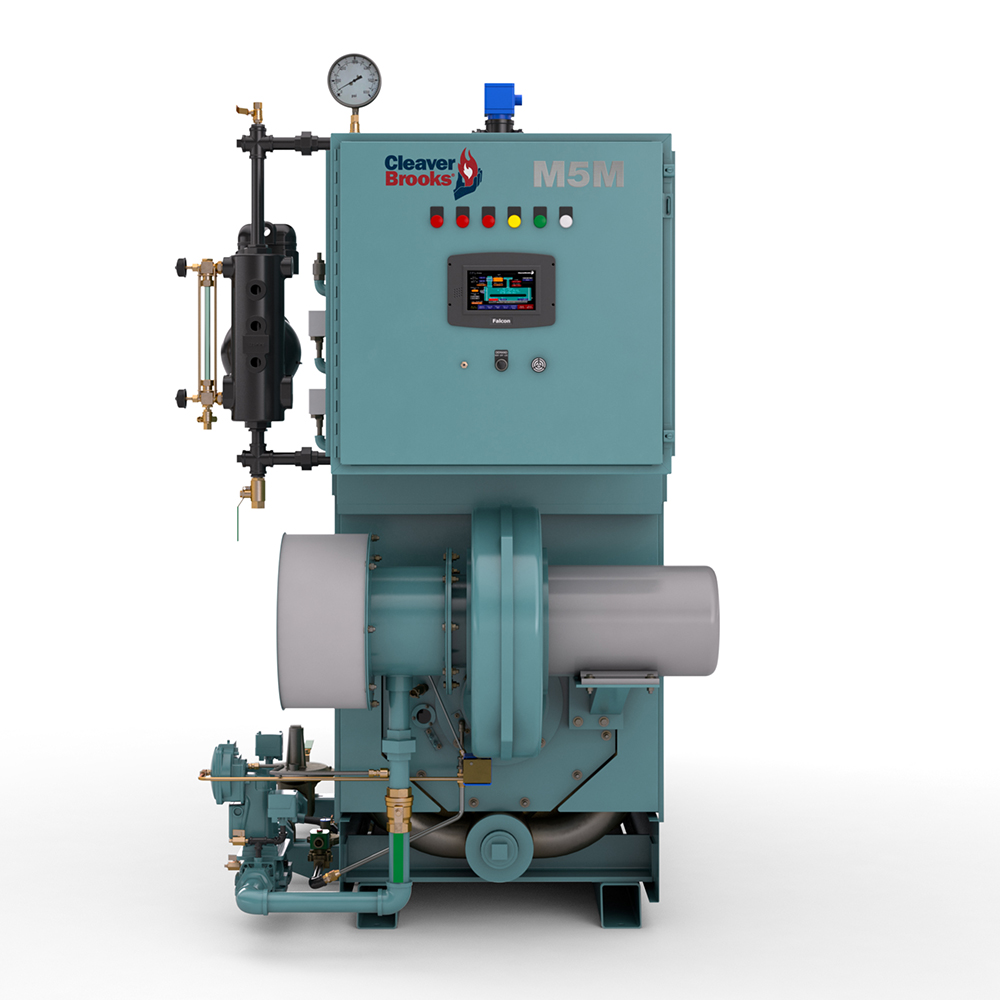 Front View of a M5M Membrane Wall Watertube Boiler