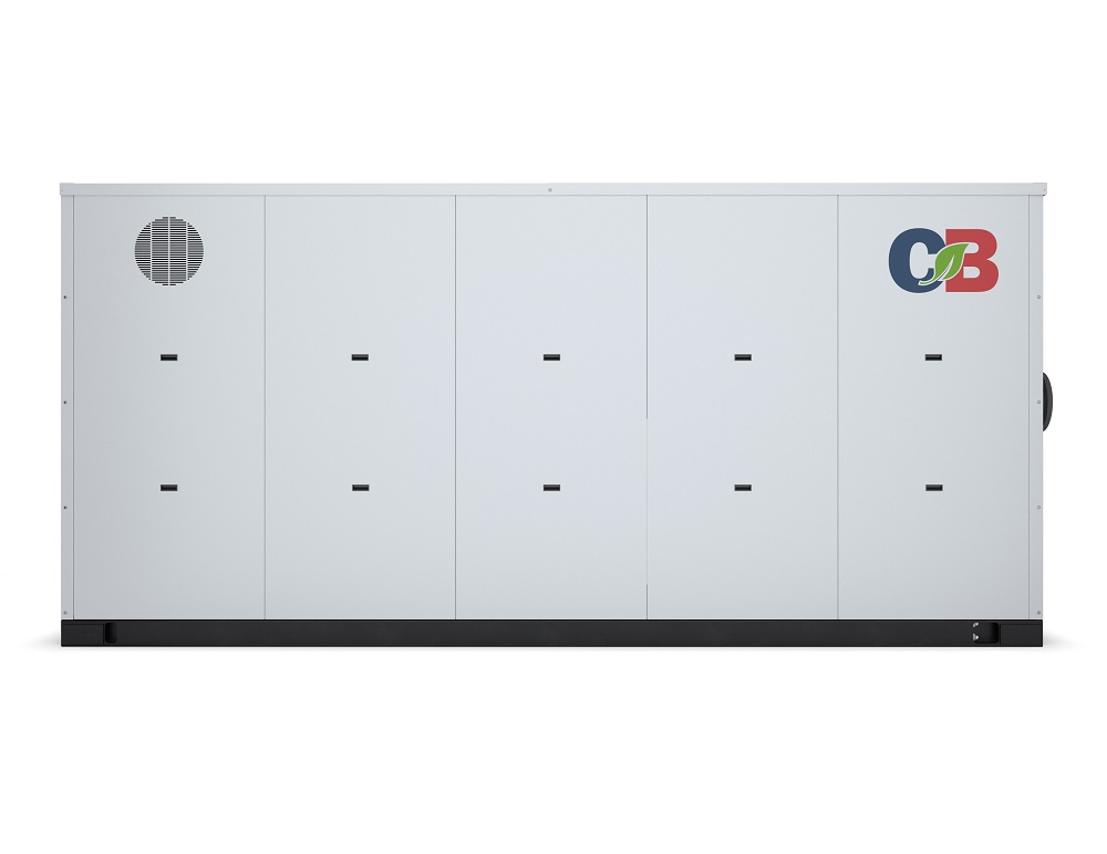 Side View of a Switchfire Dual Fuel Boiler with Integral Burner