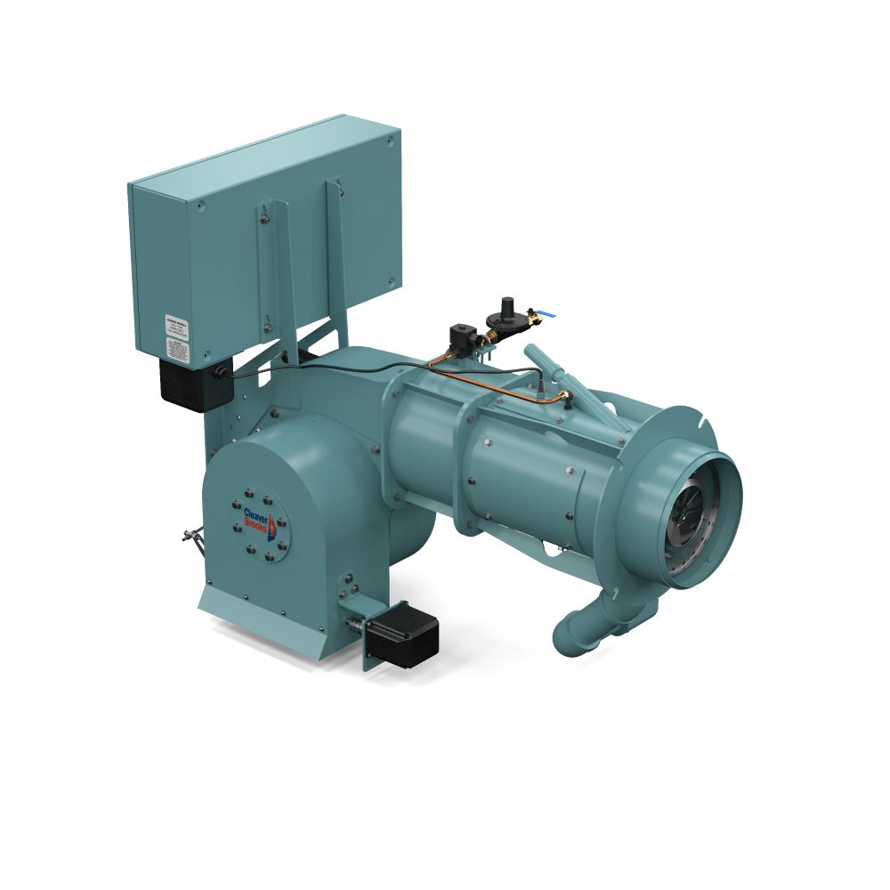 V Series Boiler Burner - Side Angle