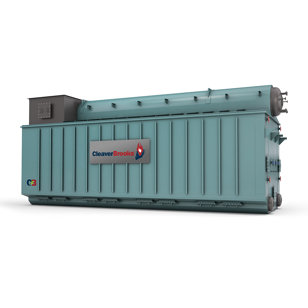 Side View of a Waste Heat Boiler