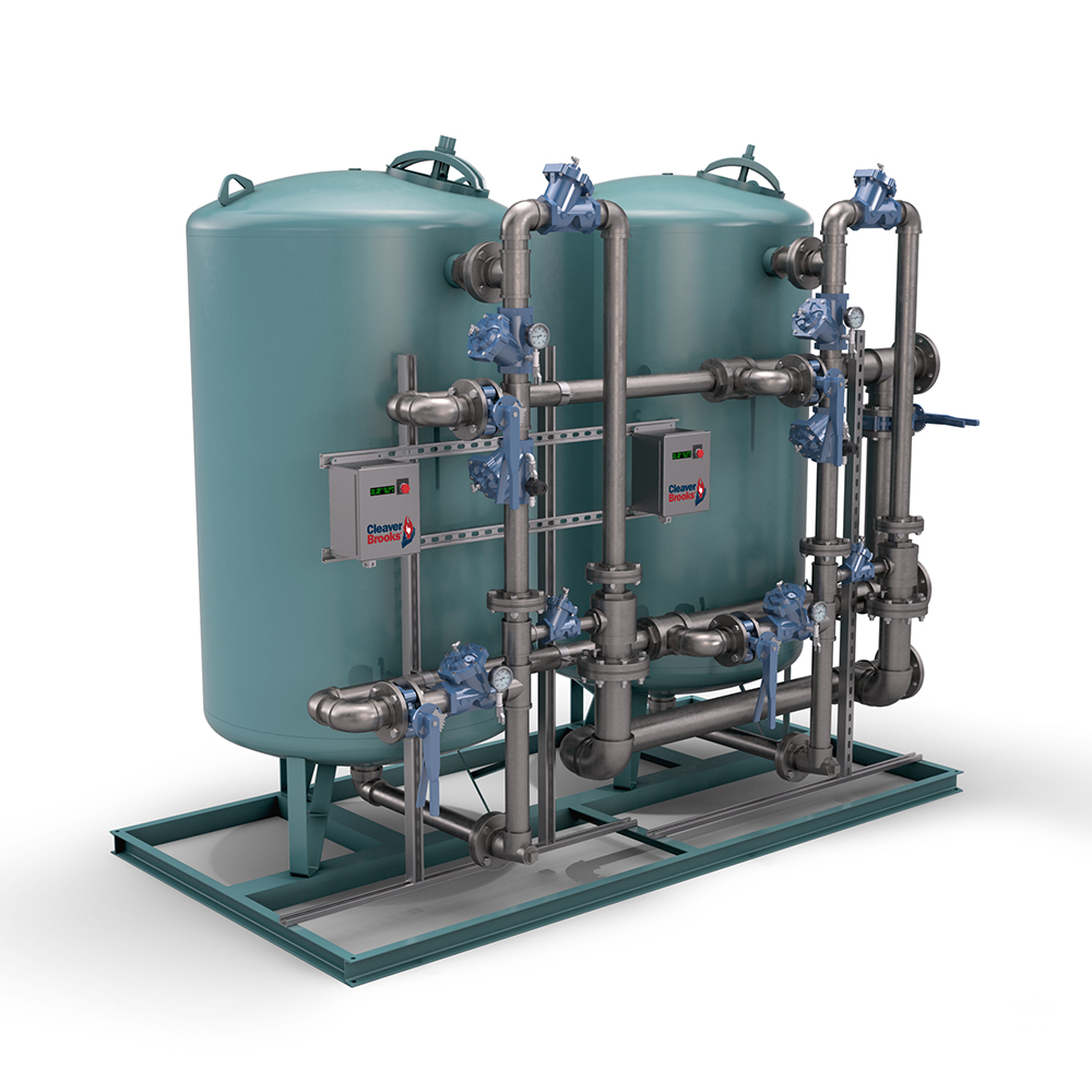 Front View of a Filtration System