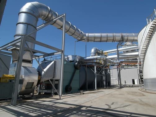 HRSG Ethanol Slant installation 503