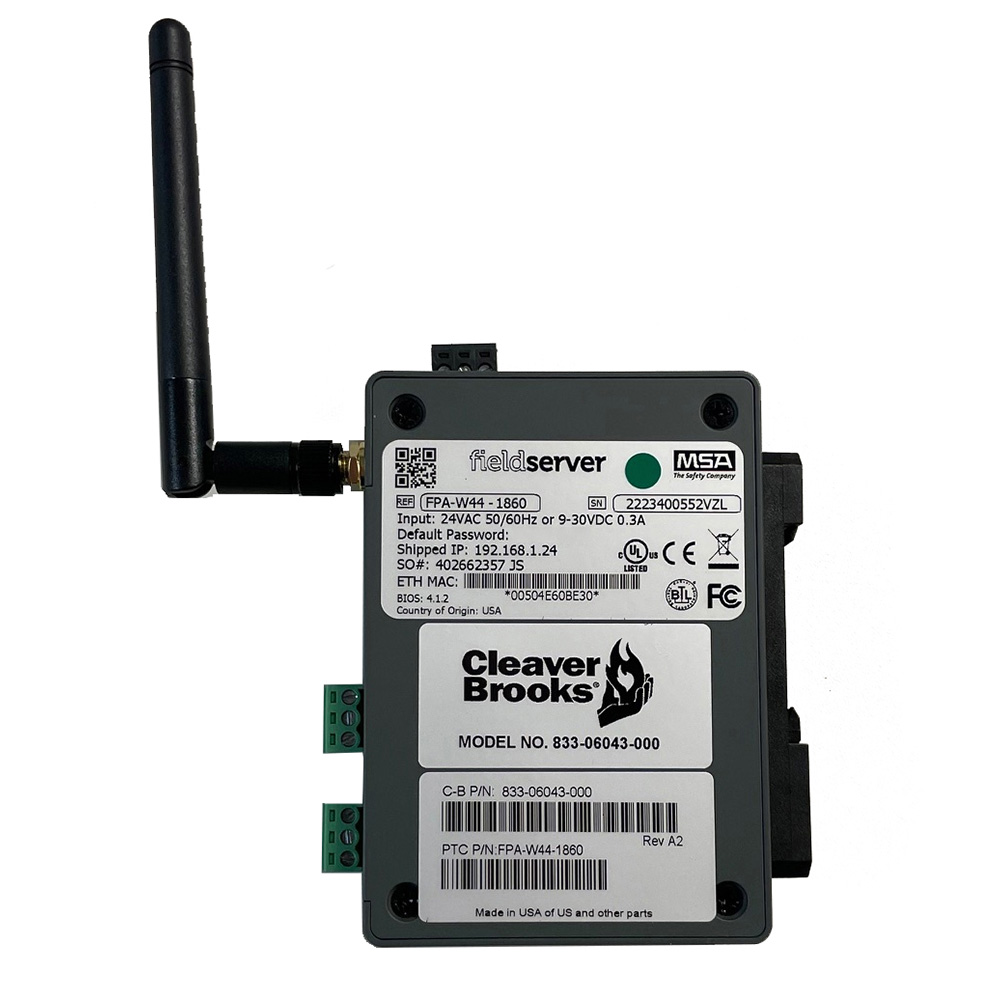 Front view of the Cleaver-Brooks ProtoAir