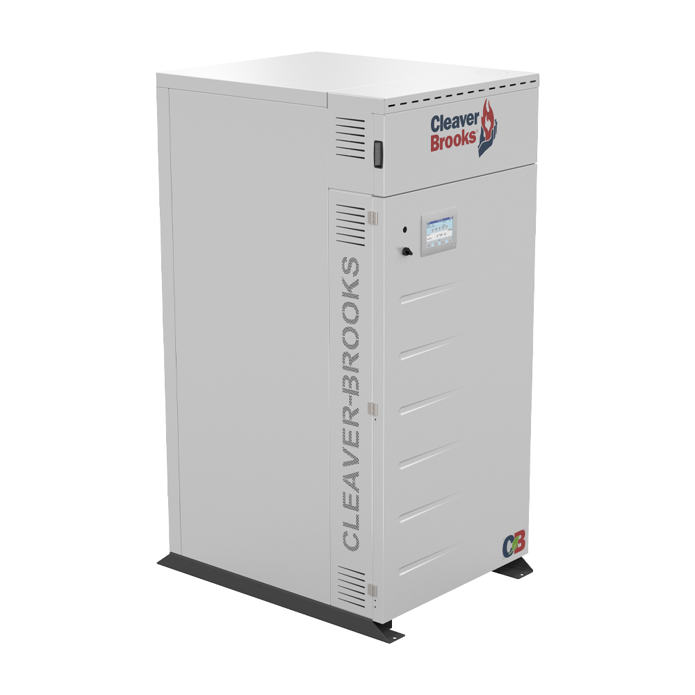 Side View of the Model LVR Electric Hydronic Boiler